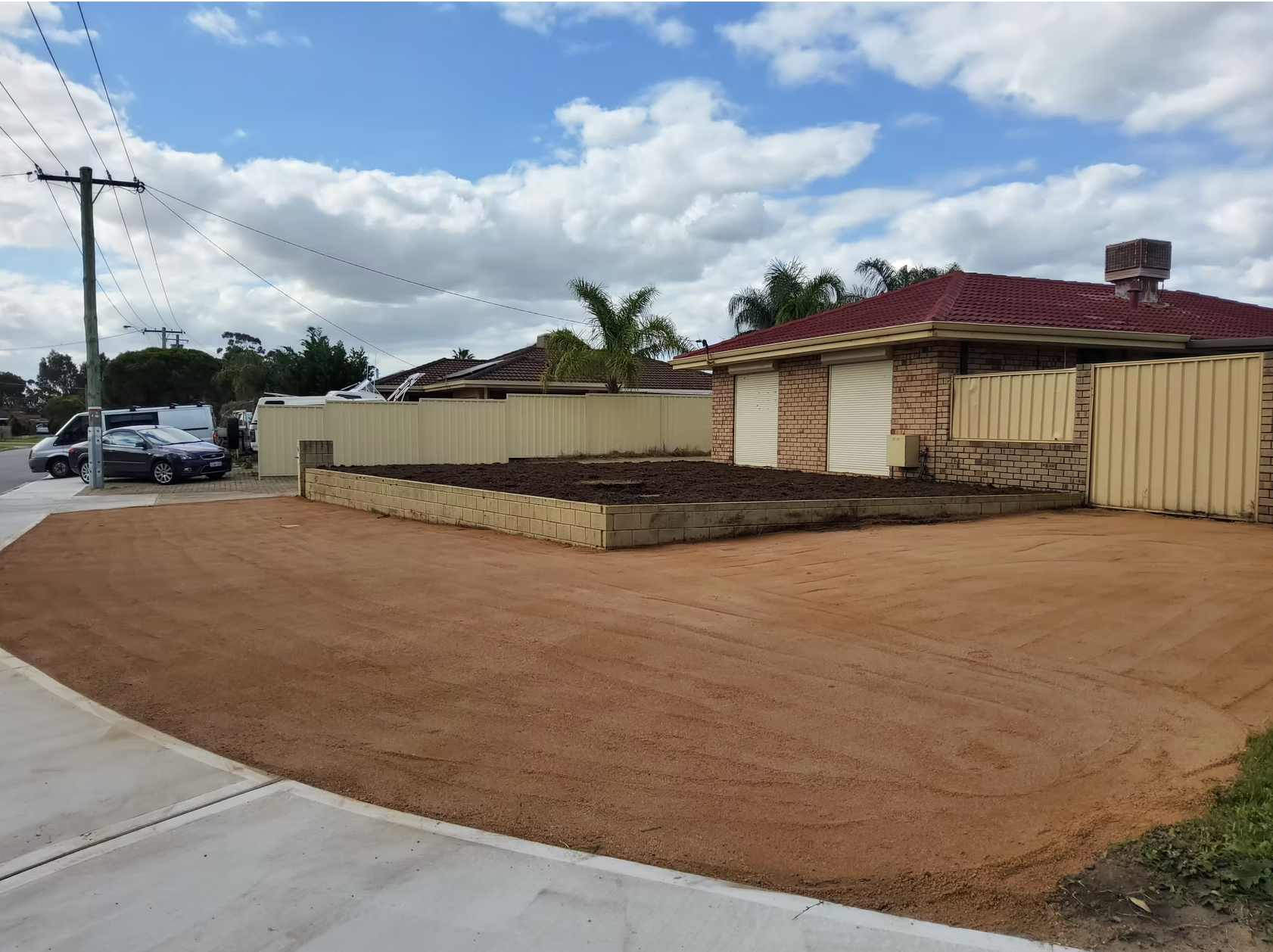 Residential after earthworks