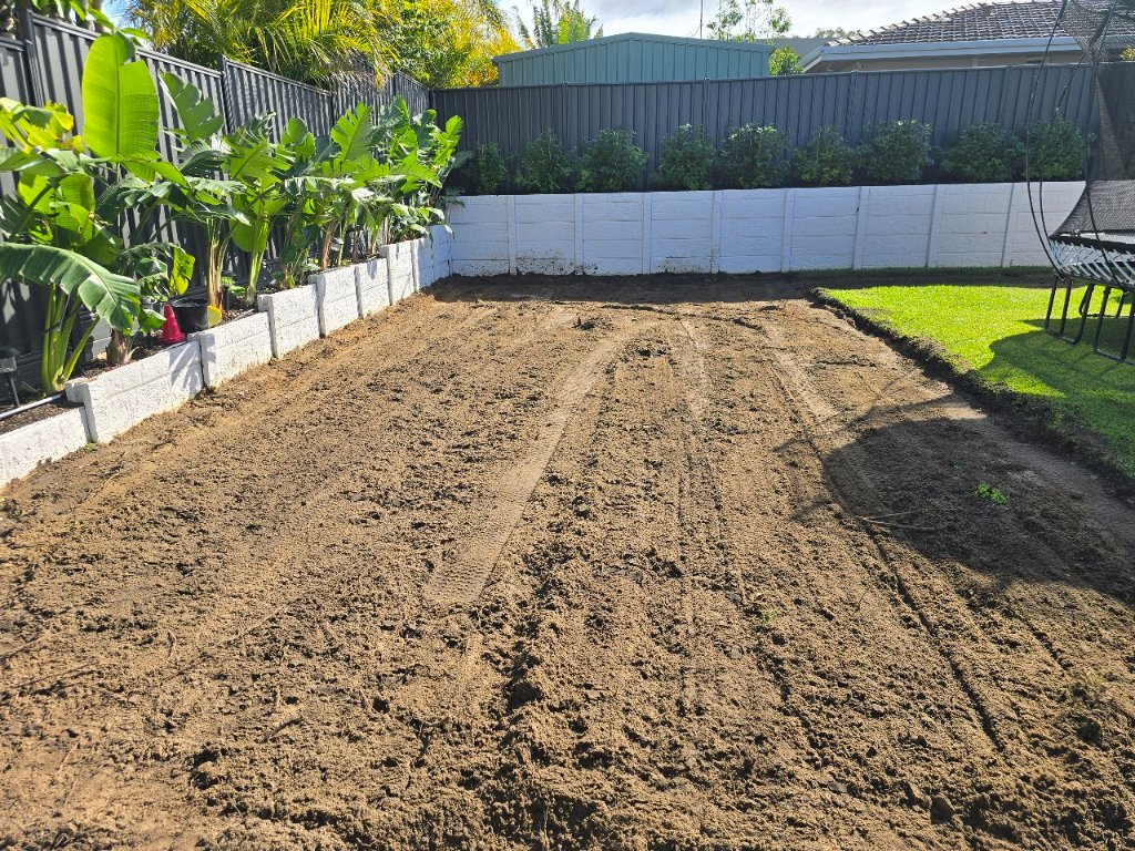 after earthworks project