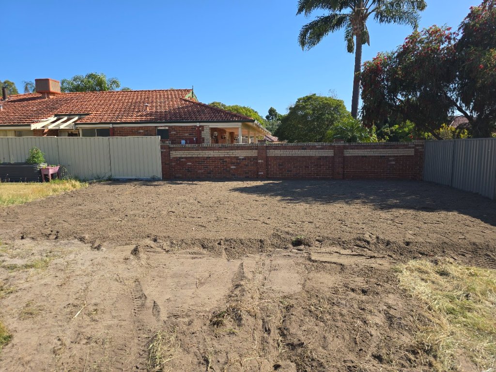 after earthworks project