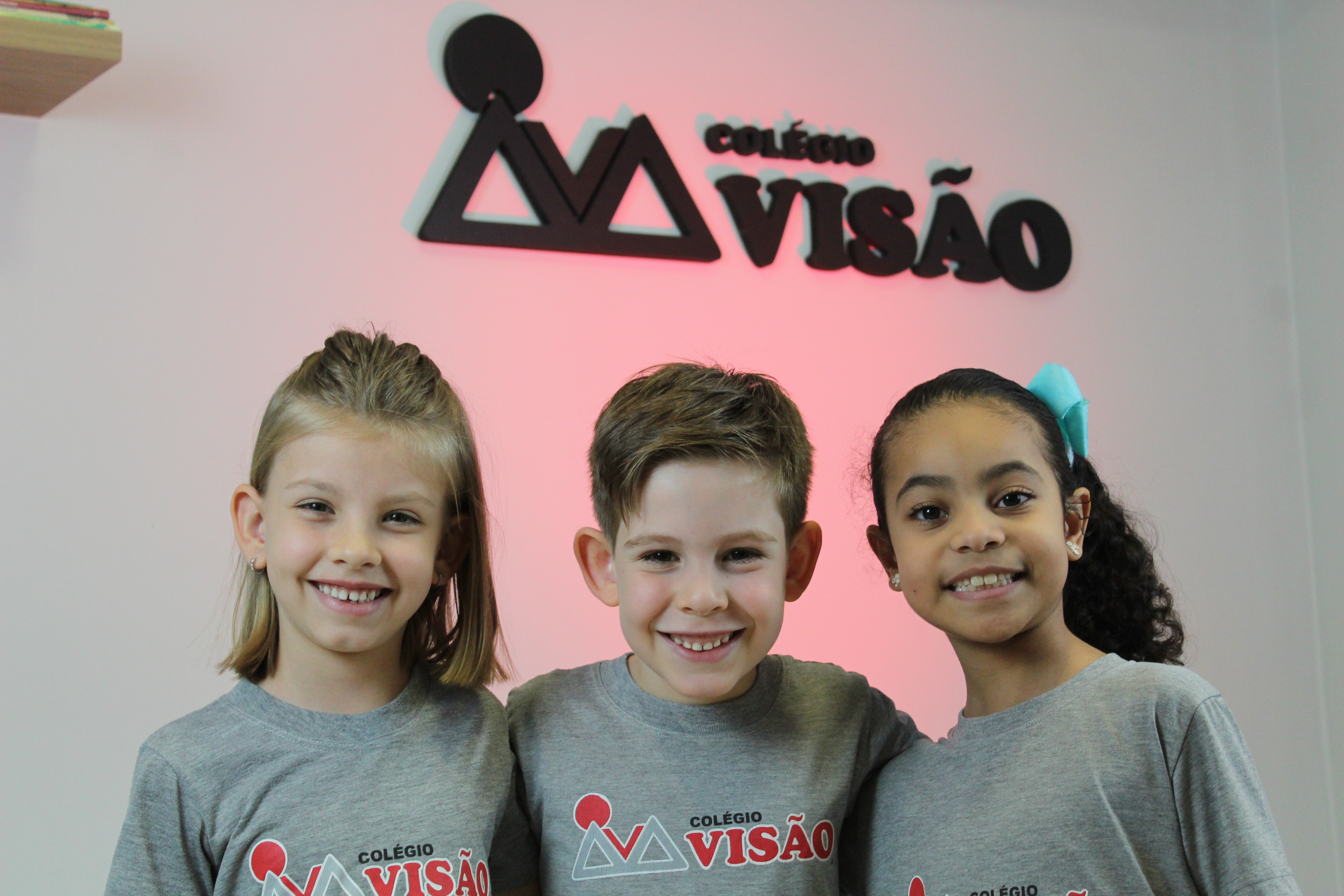 Alunos do segmento Fundamental Anos Iniciais do Colégio Visão