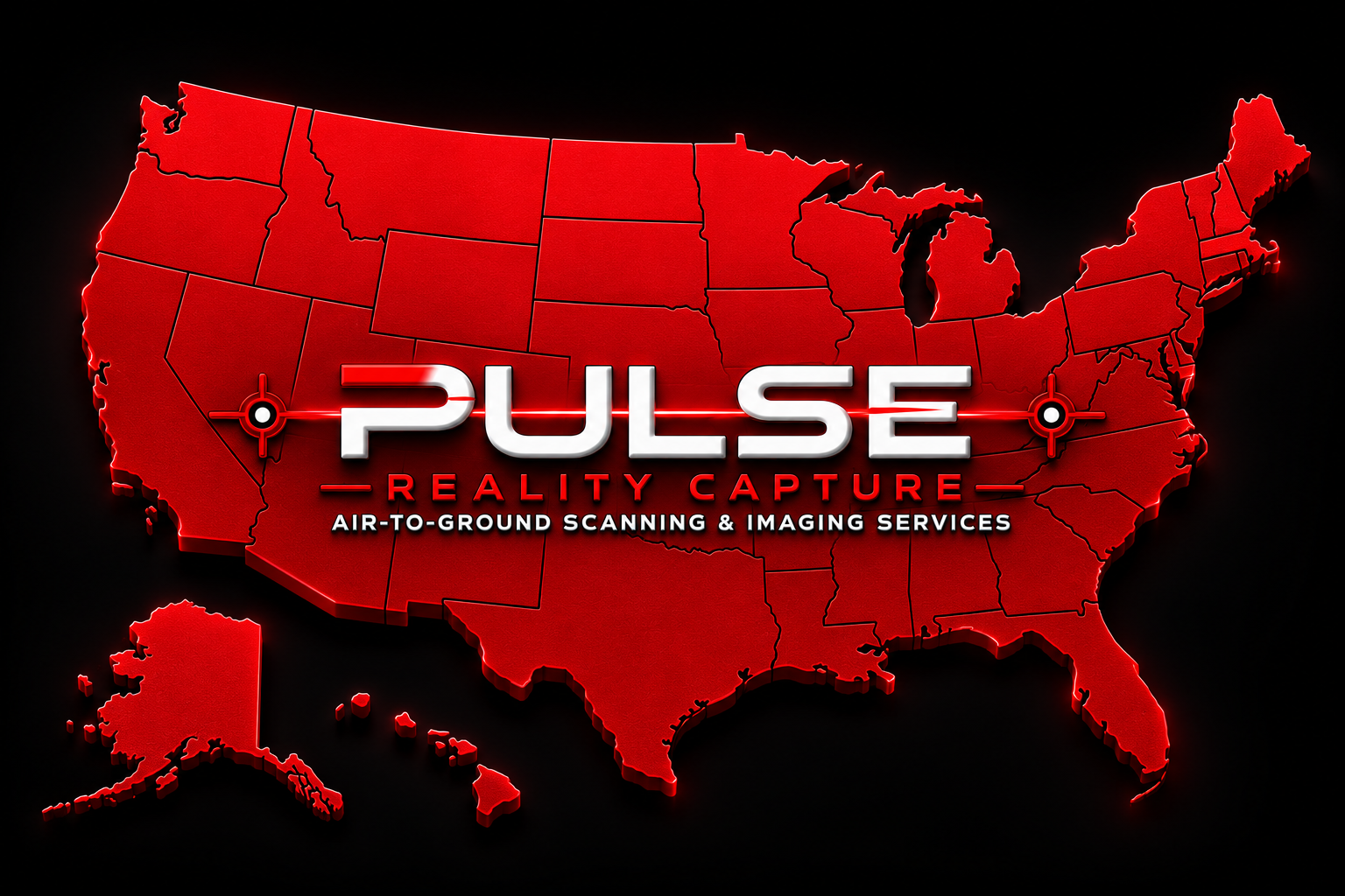 Pulse Reality Capture nationwide coverage map of the United States