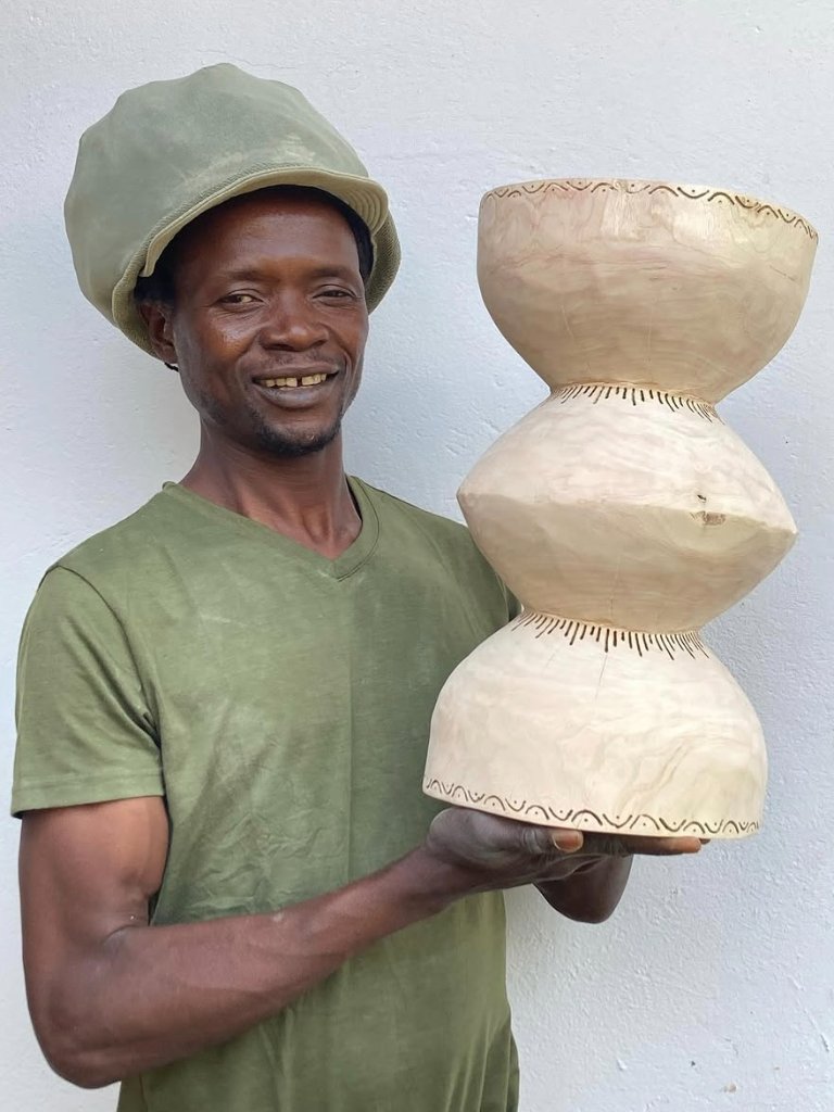 Three-Tiered Sculpture
