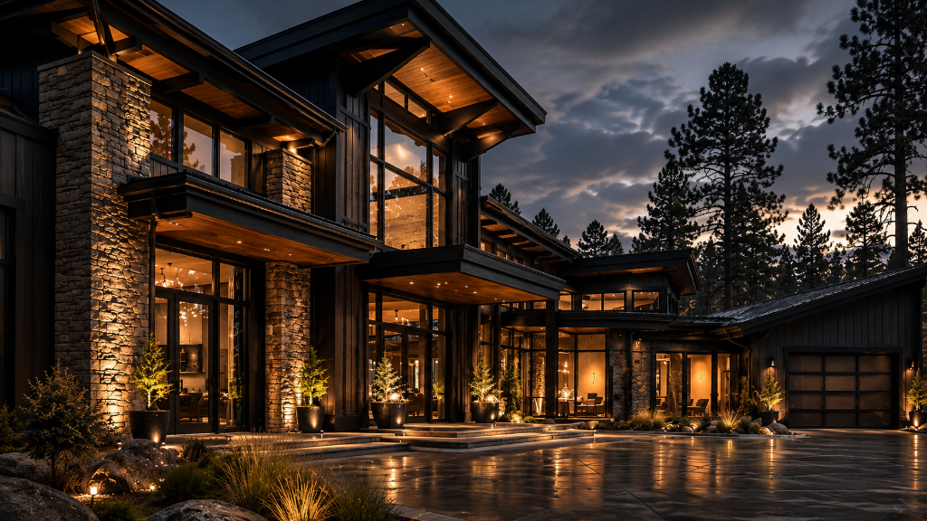 Colorado mountain modern luxury home