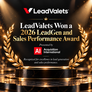 LeadValets wins 2026 LeadGen and Sales Performance Award presented by Acquisition International