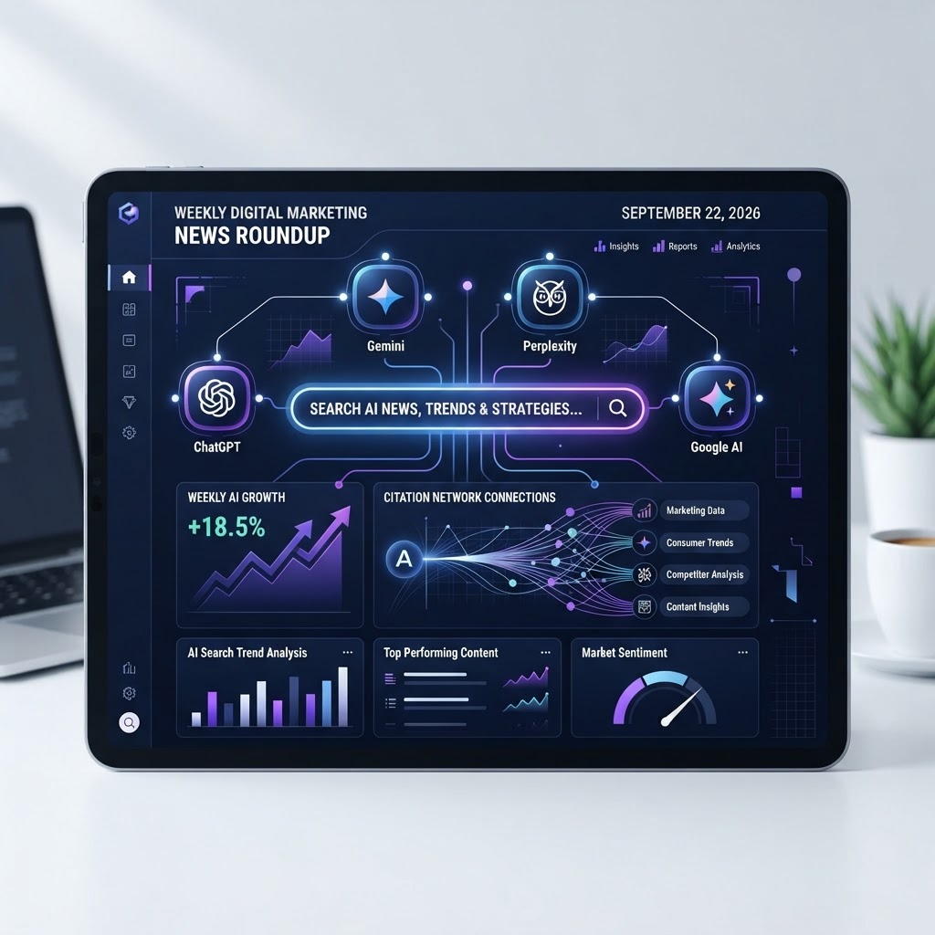 Weekly Digital Marketing & AI Search News: September 22, 2026