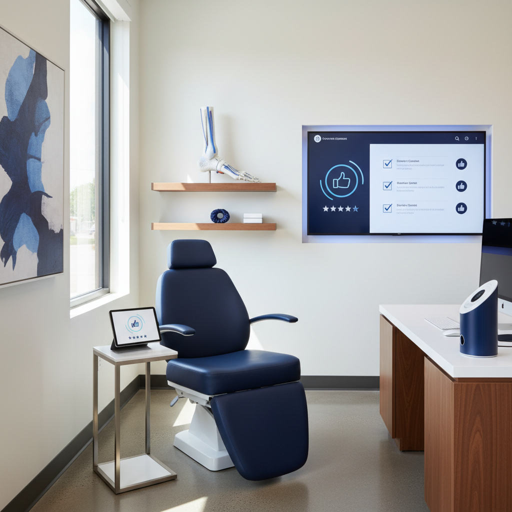 How Podiatry Practices Can Generate More Google Reviews (HIPAA-Compliant System)
