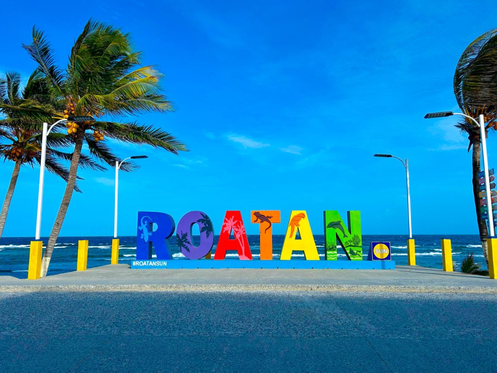 Iconic Roatan Sign