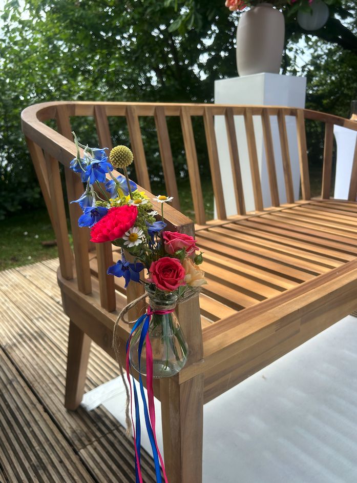 Bloemstukken op sokkel event