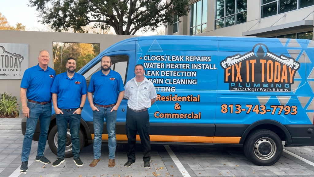 Fix It Today Plumbing licensed technician Tampa Bay FL