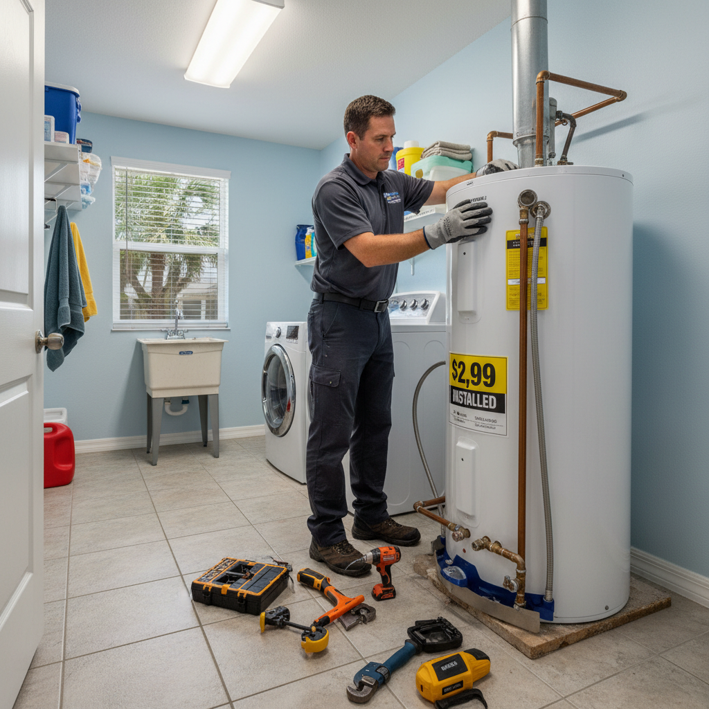 Water Heater Replacement Cost in Tampa Bay: 2026 Pricing Guide