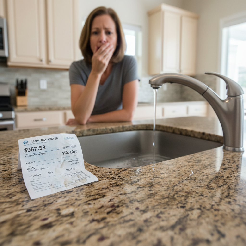Why Is My Water Bill So High? Common Causes for Tampa Bay Homeowners