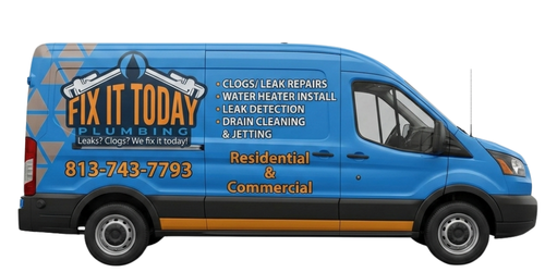 Fix It Today Plumbing service van Tampa Bay FL