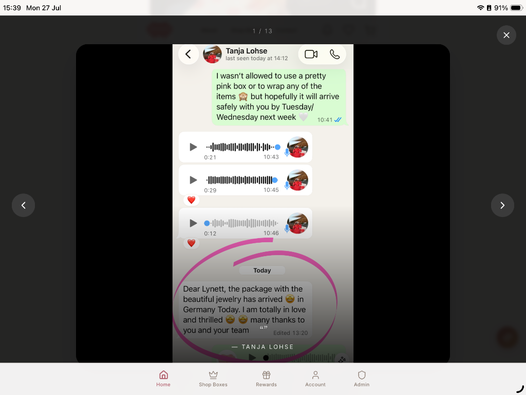 Tanja Lohse WhatsApp Review