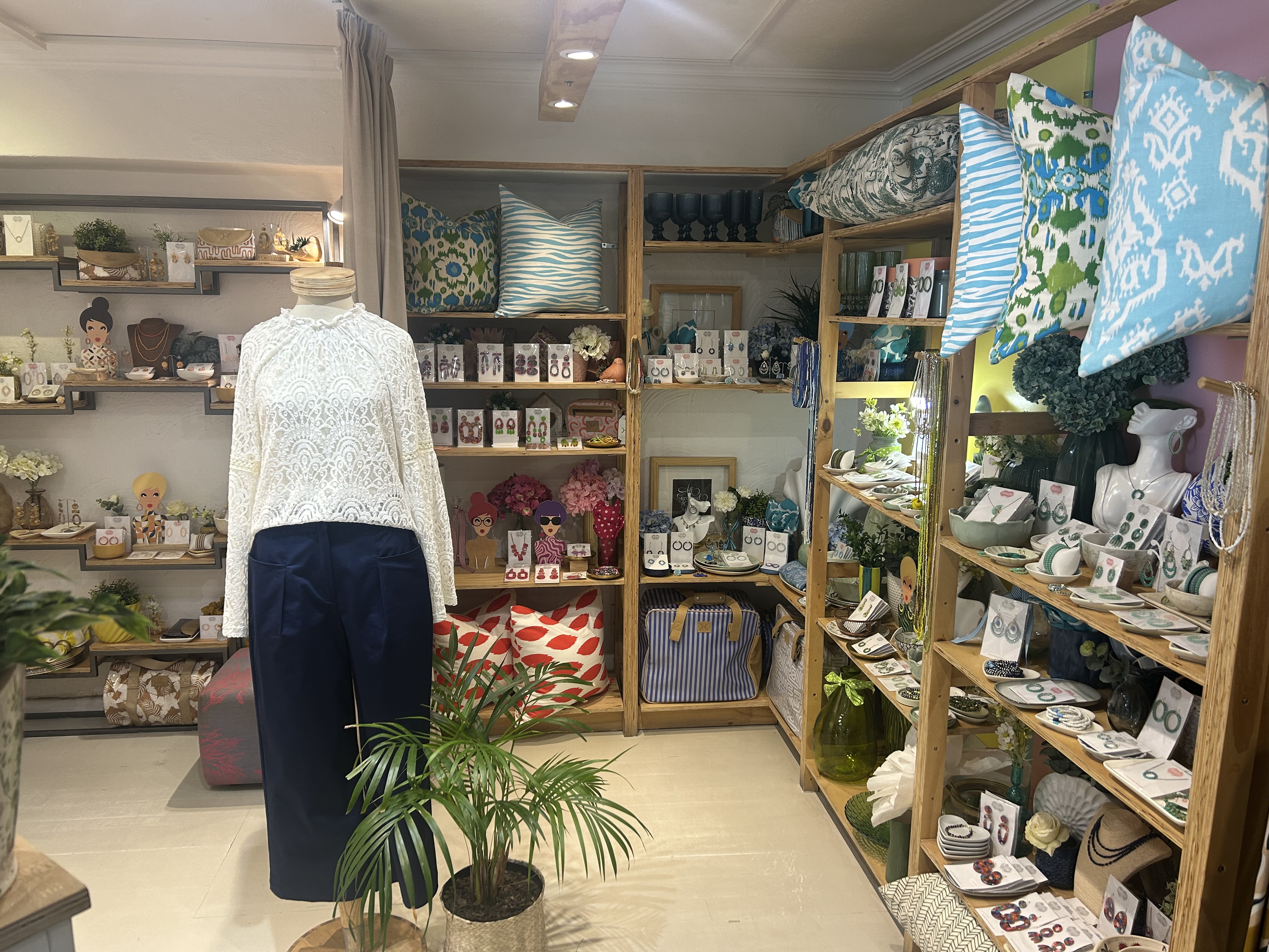 Inside the Mooigoed Design shop in Plettenberg Bay