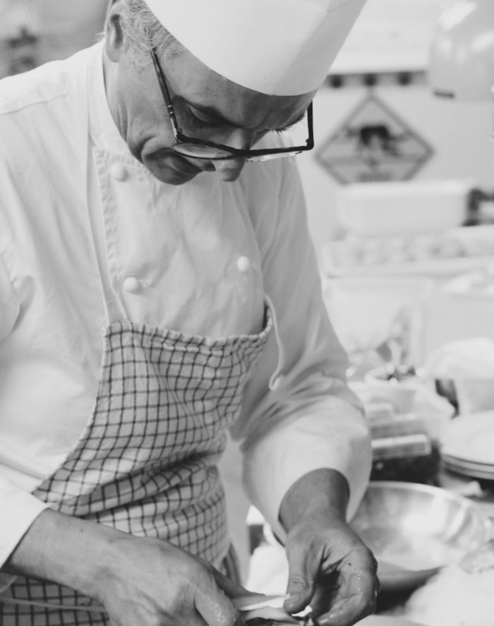 Chef Philippe Rispoli in his kitchen