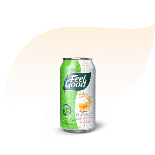 Chá Verde Laranja e Gengibre