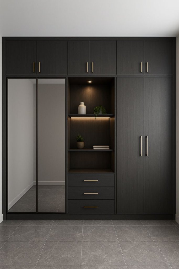 Black & Gold Wardrobe