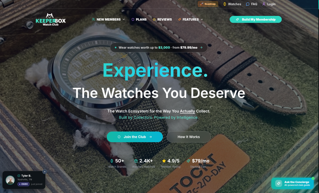 KeeperBox Watch Club