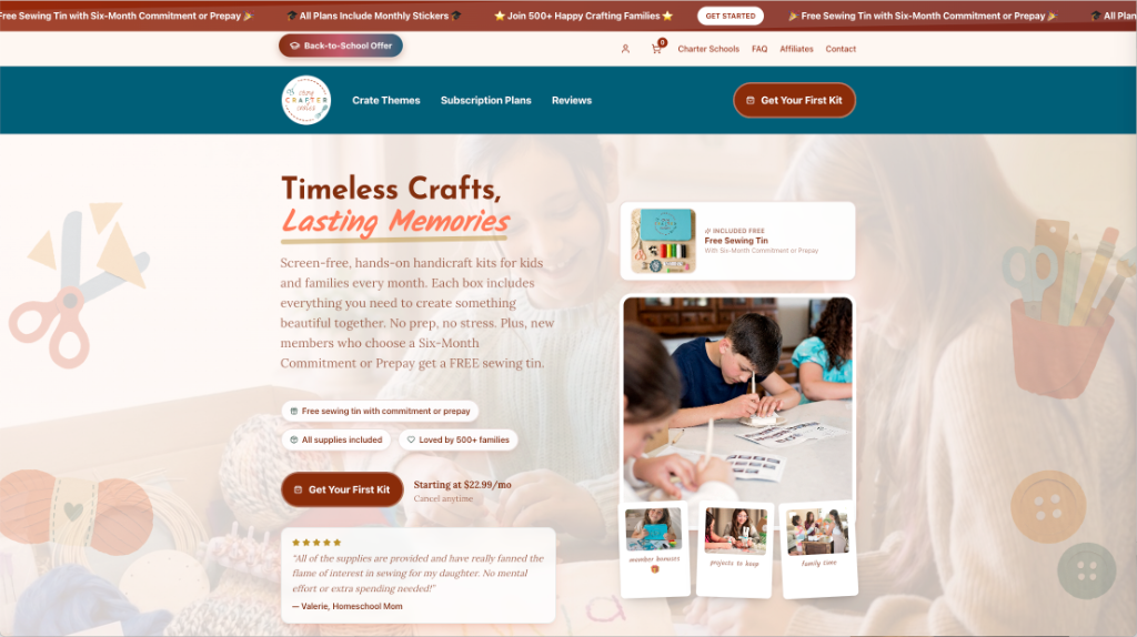 Cozy Crafter Crates