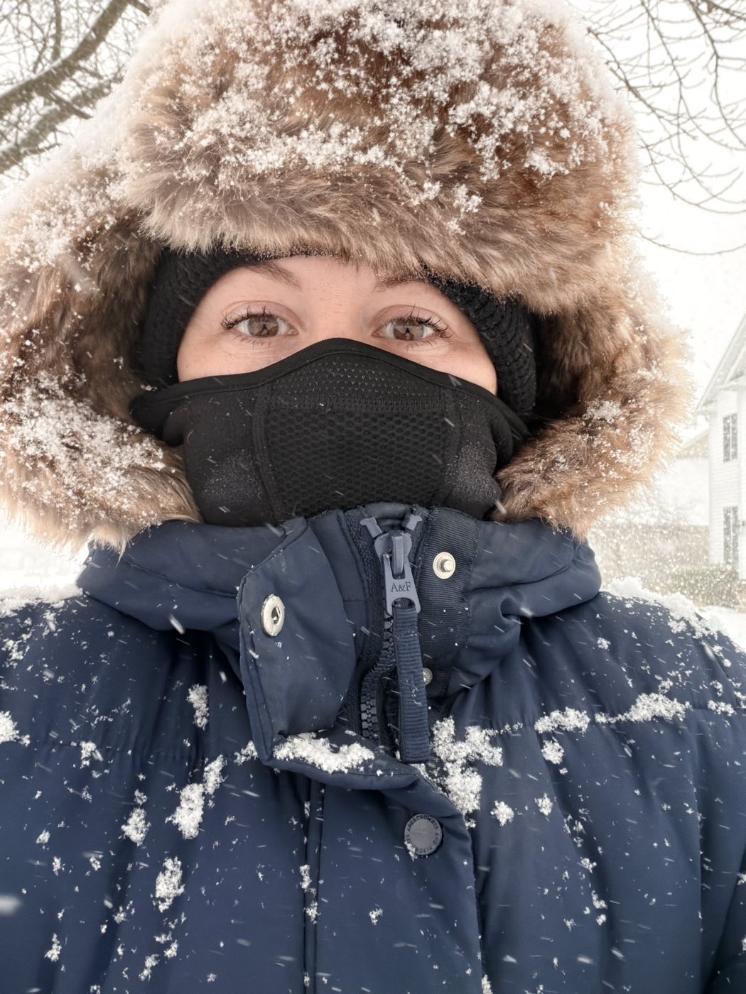 Snow-day commute