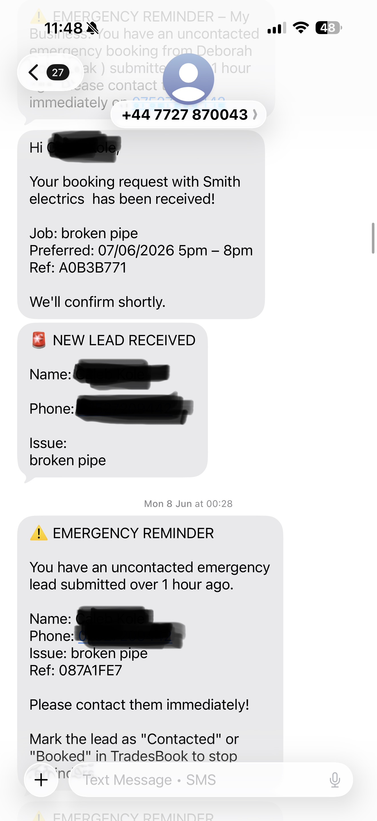 SMS Alerts & Reminders
