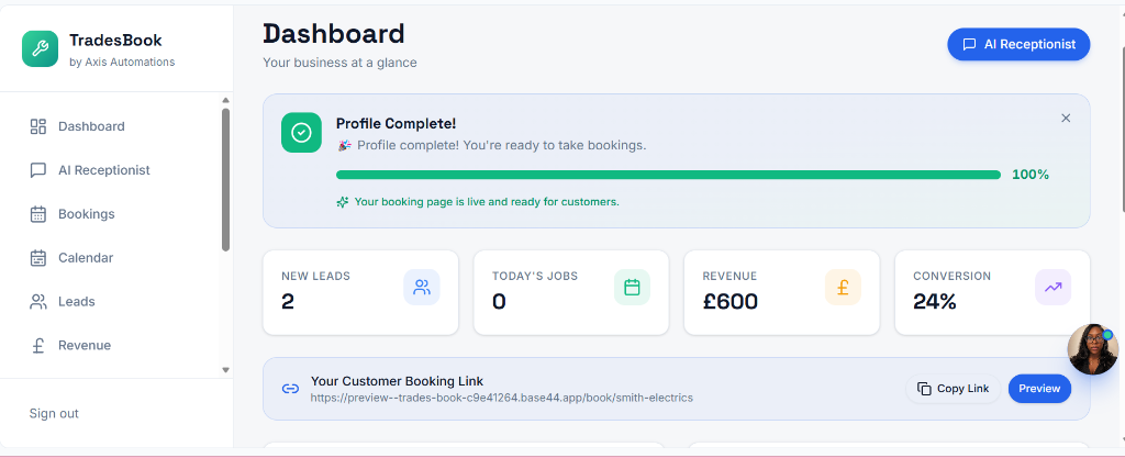 TradesBook Dashboard