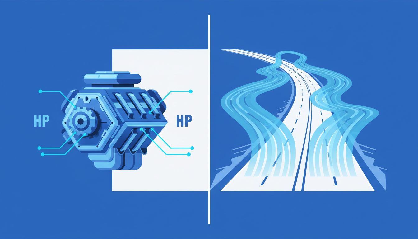 Diagrama HP vs Flujo de Aire
