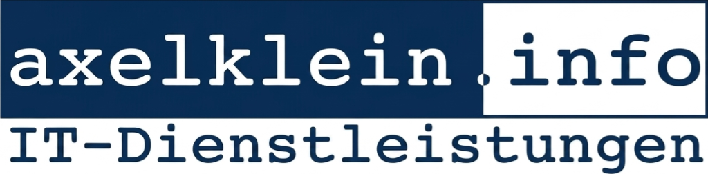 axelklein.info IT-Dienstleistungen