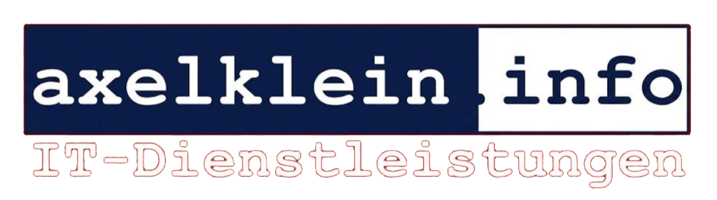 axelklein.info IT-Dienstleistungen