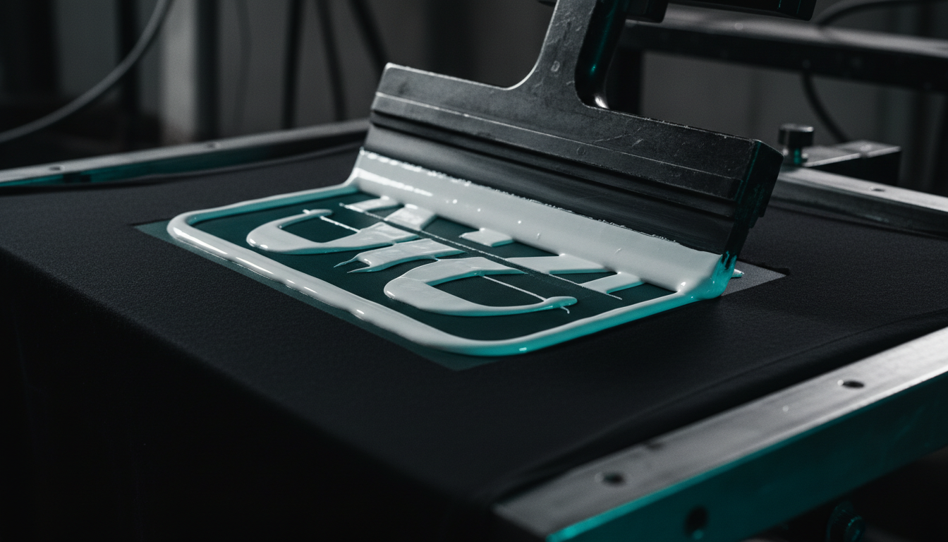 Custom clothing design and screen printing process
