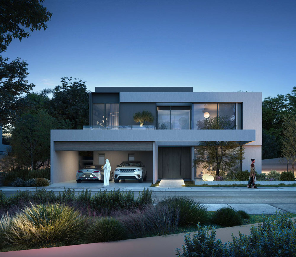 Signature villa facade