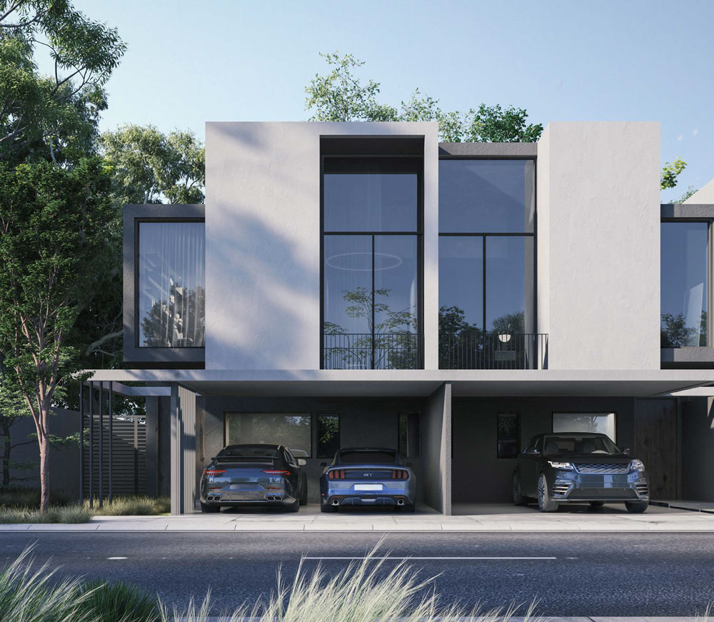Townhouse facade