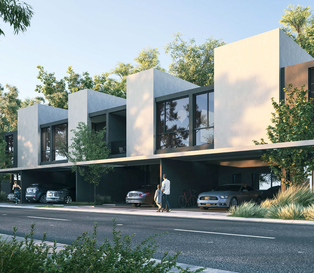 Townhouse facade
