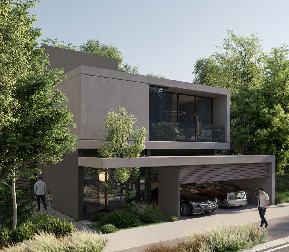 Signature villa facade