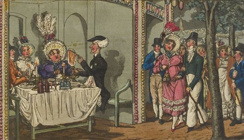 Vauxhall Gardens, 1820
