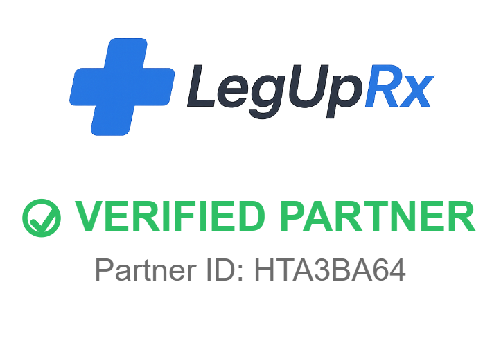 LegUpRx — Verified Partner, Partner ID HTA3BA64