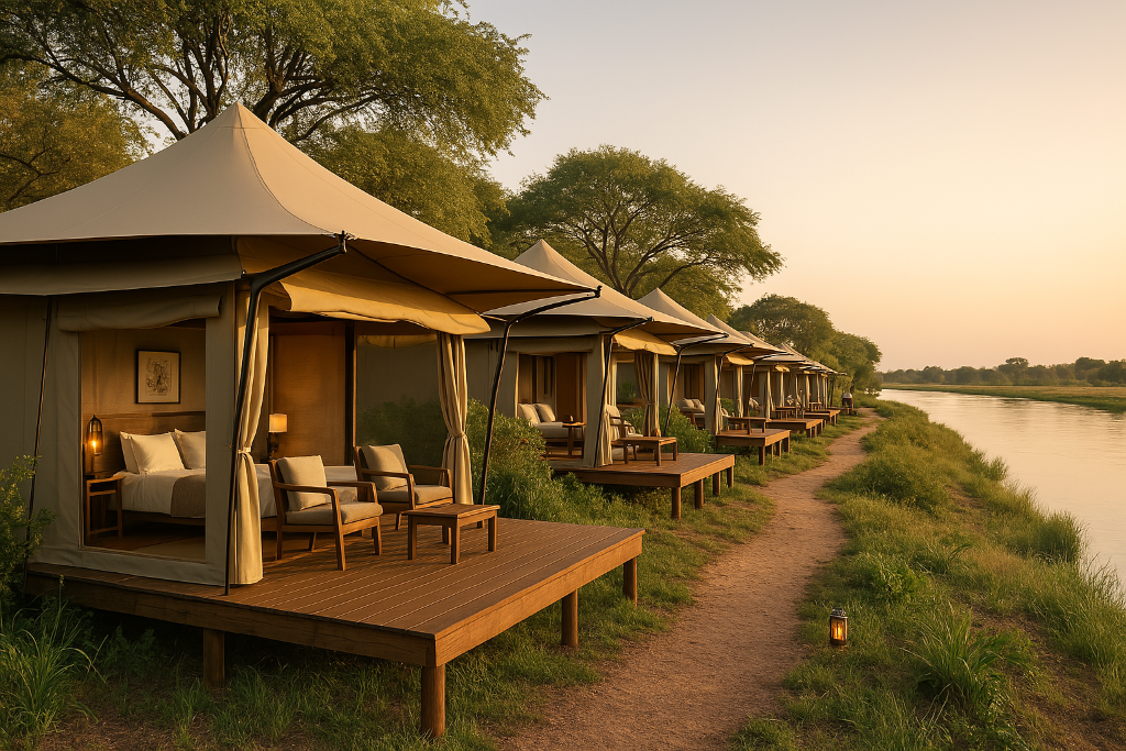 Riverside Tents — Etela Delta