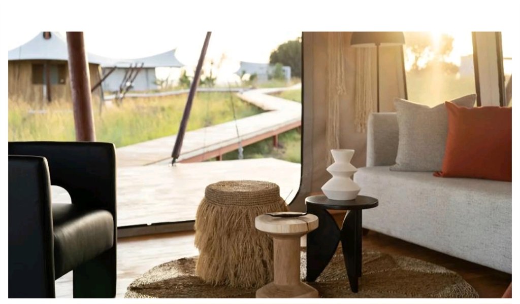 Suite Living Area & Deck View