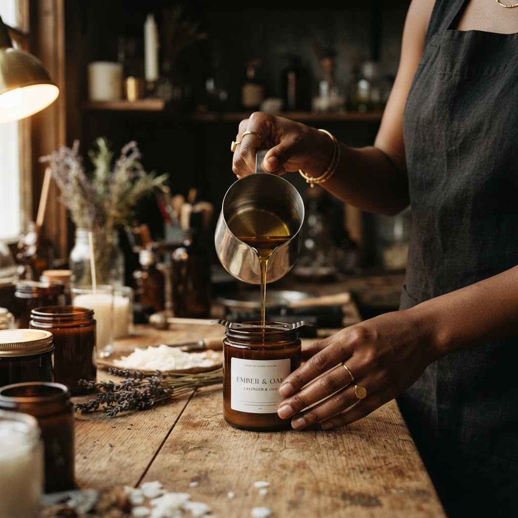 Pouring the Soy Collection