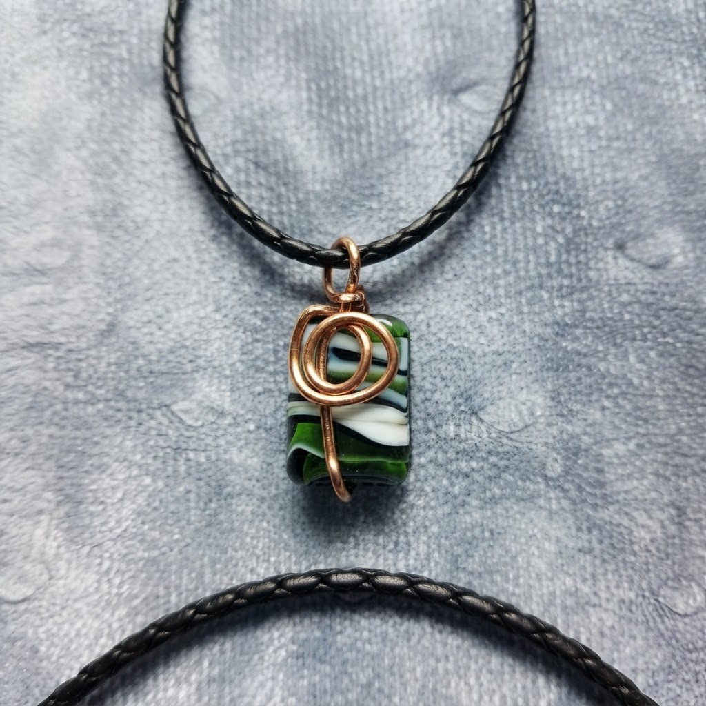 Turquoise Spiral Pendant
