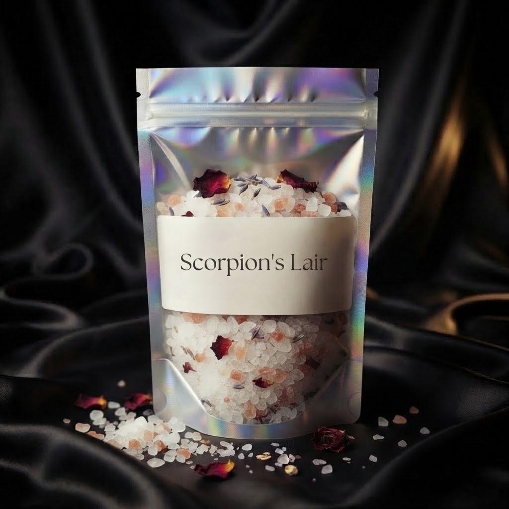 Small-batch mineral bath soak with sea salt, eucalyptus and citrus peel