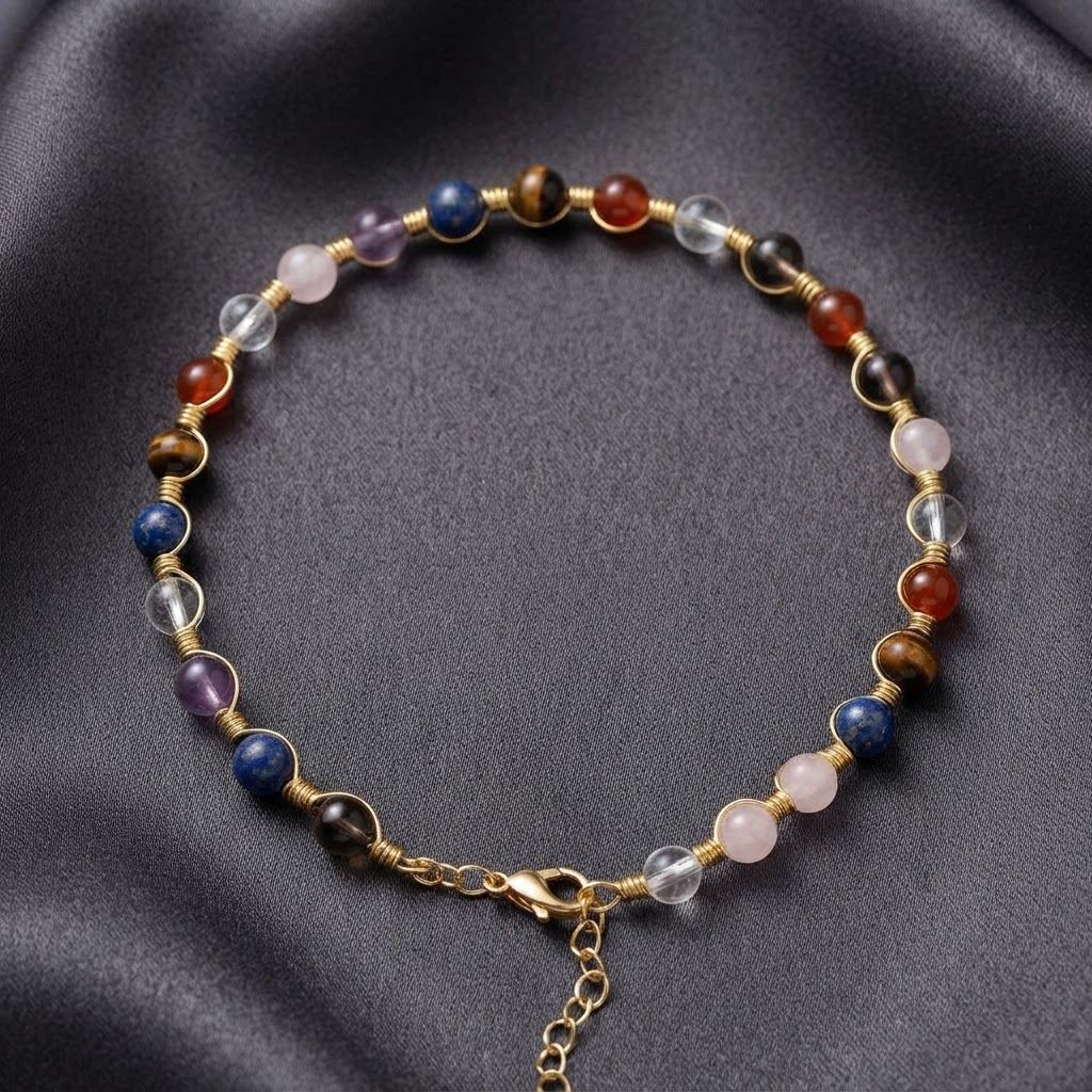 Hoop Healing Stone Bracelet