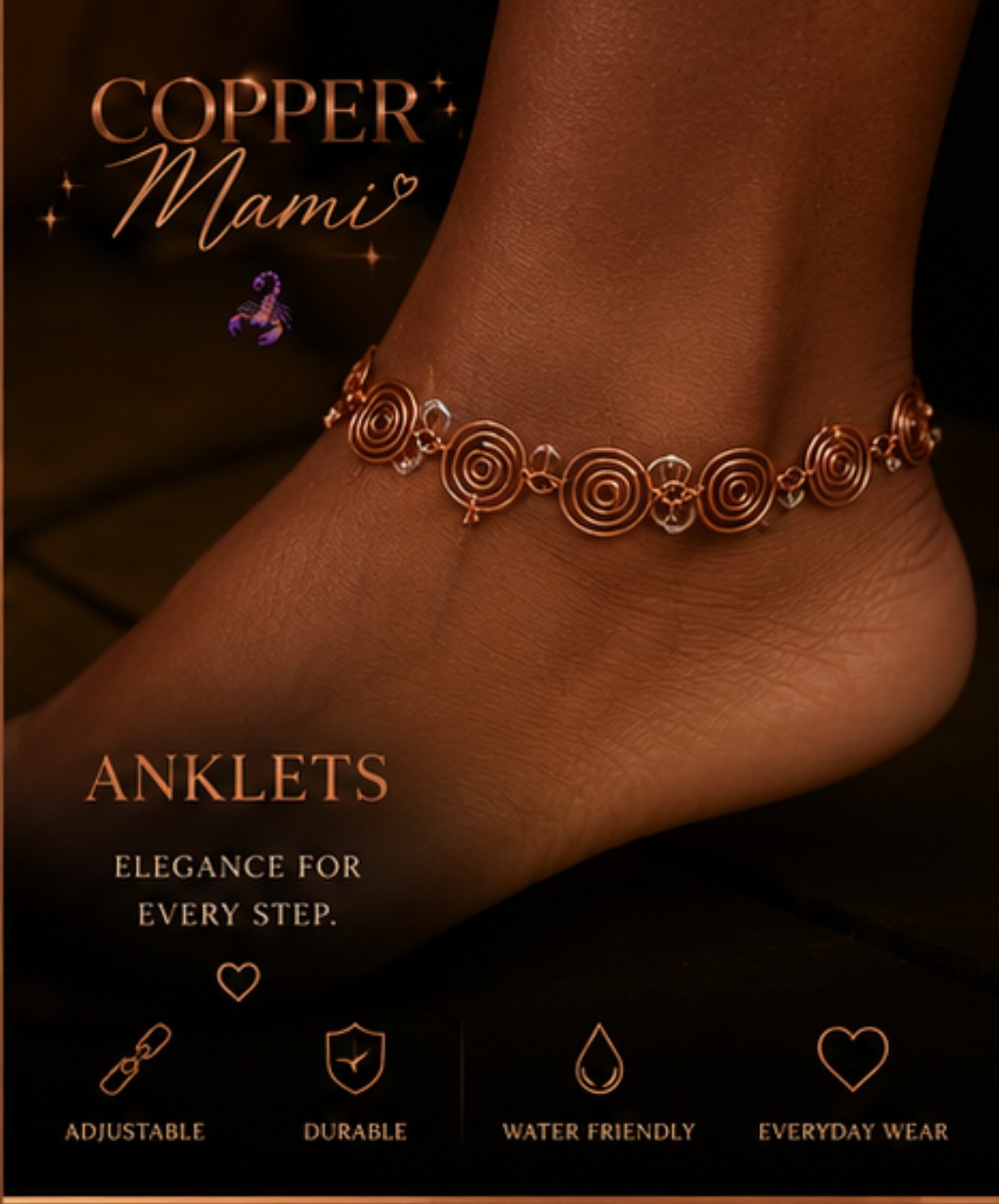 Spiral Anklet