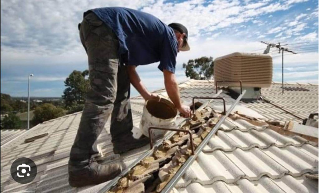 Tile bedding and repointing Melbourne roof