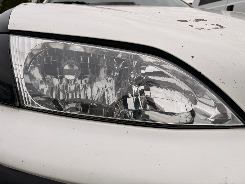 Lexus headlight after professional restoration — clear, bright headlight lens in Hillsboro, OR by Bruno's Headlight Restoration