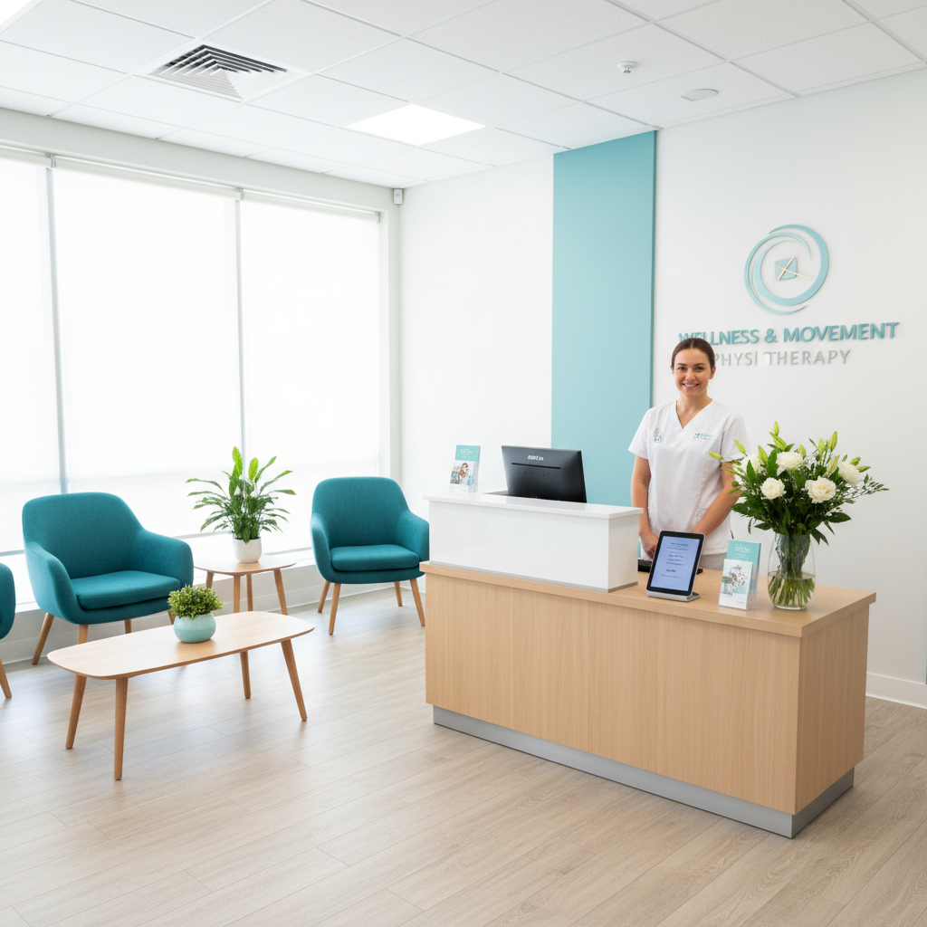 Welcoming clinic reception
