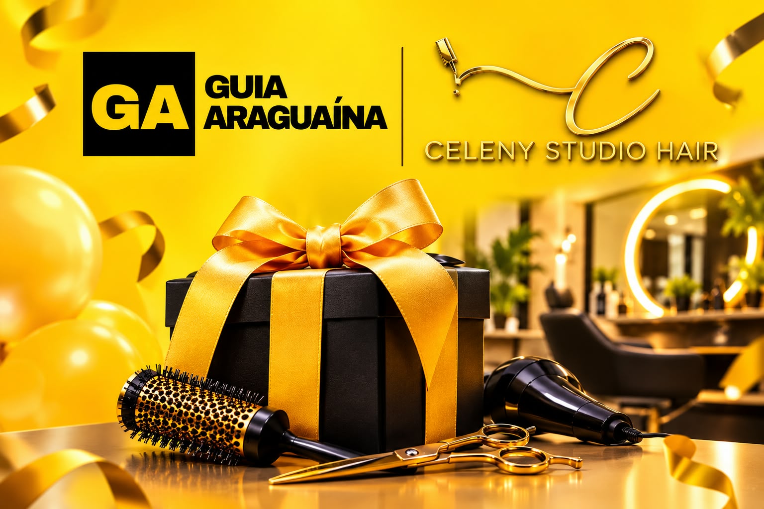 Guia Araguaína e Celeny Studio Hair lançam campanha que vai presentear uma sortuda com transformação Morena Iluminada