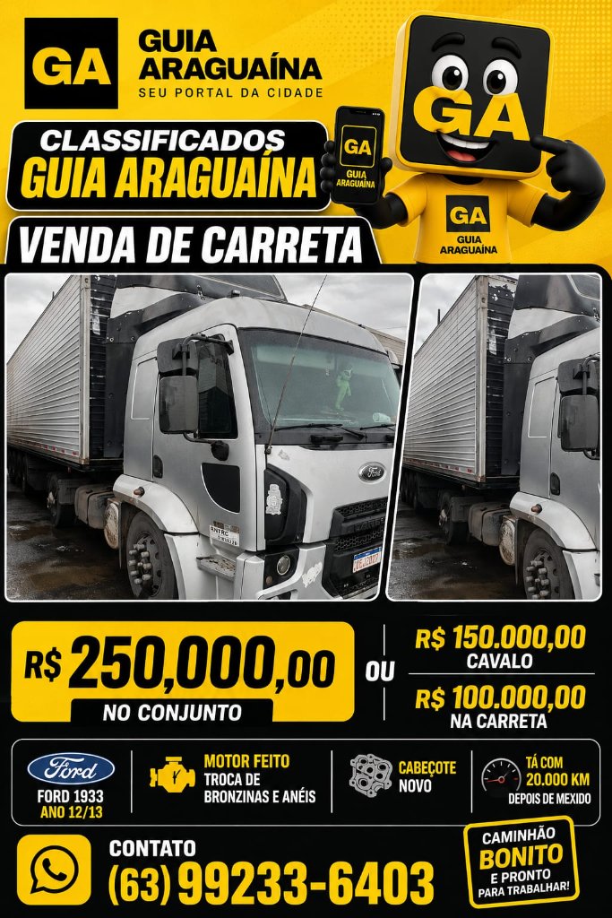 Venda de Carreta - Ford 1933 Ano 12/13