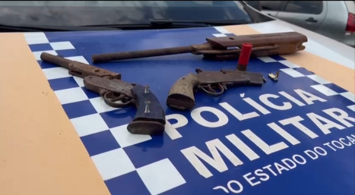 Suspeita de fábrica clandestina de armas leva à prisão de homem em Araguaína