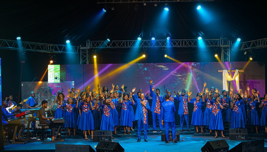 Worship service at The Glorious Fountain Ministries